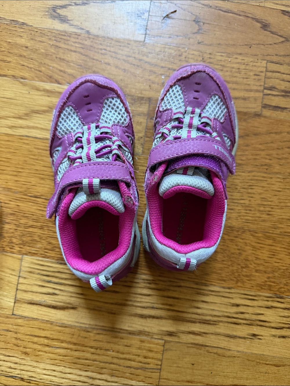 Merrell girls Pink Mesh Athletic Sneakers